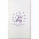 Confetti Dots Her Day Bamboo Luxe Guest Towels Image 2 of 3